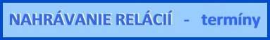 nahrávanie